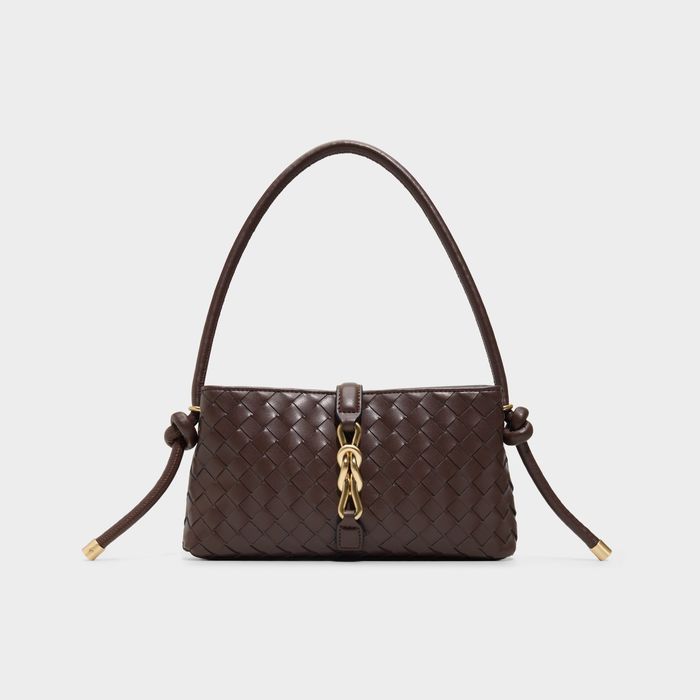 Bolso de hombro en marrón - HUDA