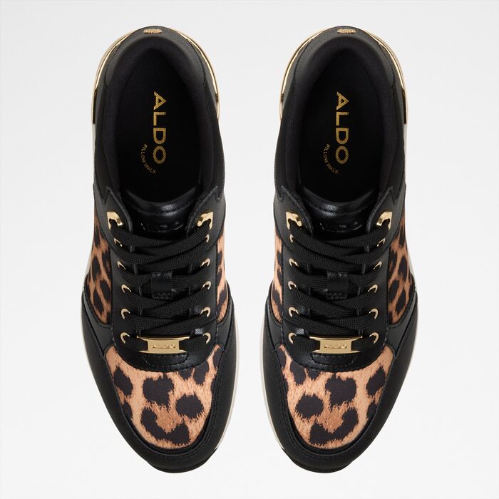 Zapatillas de cuña en negro - ICONISTEP