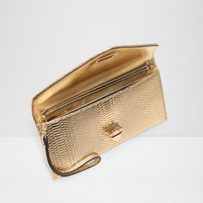 Bolso de mano en oro - IILIANA