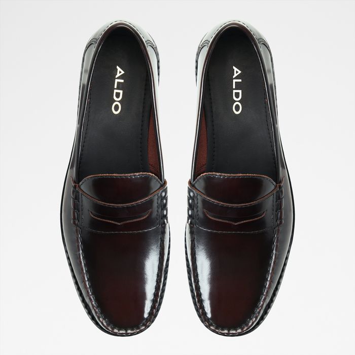 Mocassins em pele bordô - JAREY