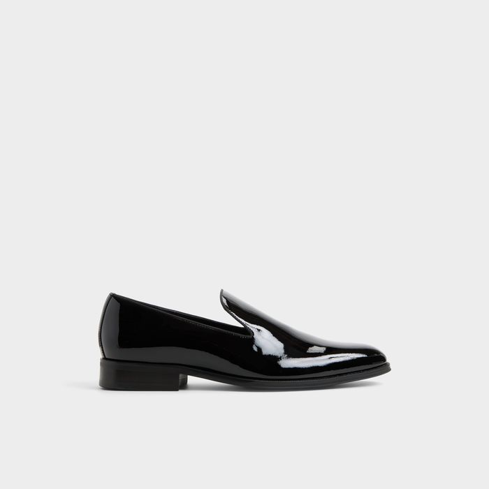 Mocasines en piel barniz negro - JARRED