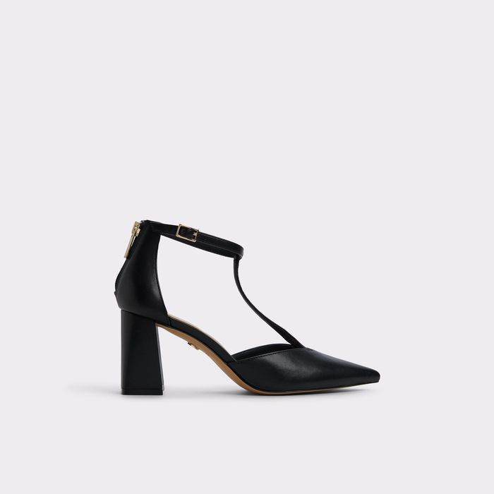 Zapatos de salón en negro, tacón bloque - JESABEL