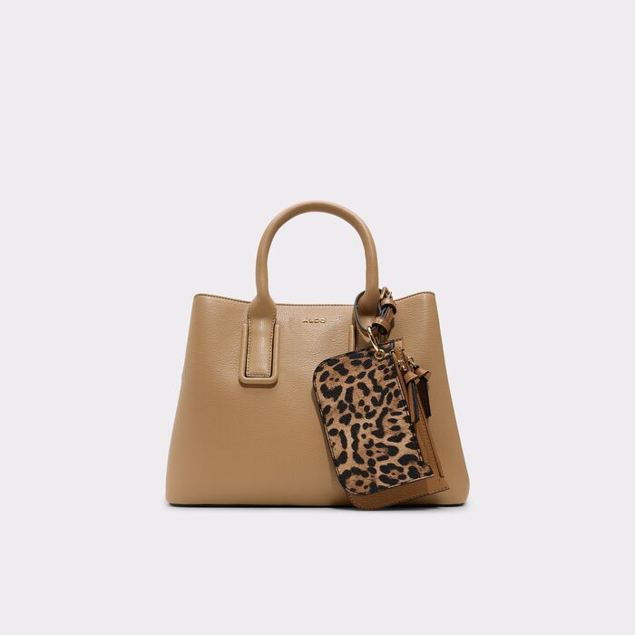 Bolso de mano en coñac - JEYNNA