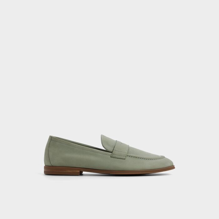 Mocassins em pele verde - JOURNEY