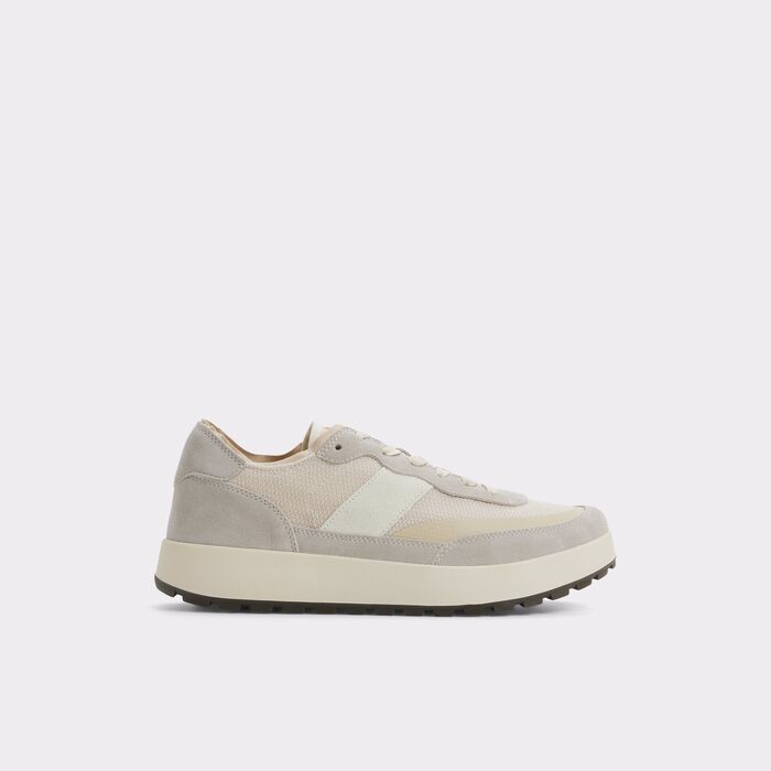Zapatillas en piel gris - JULIUS