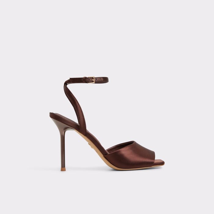 Sandalias en marrón, tacón de aguja - KAIASIEN