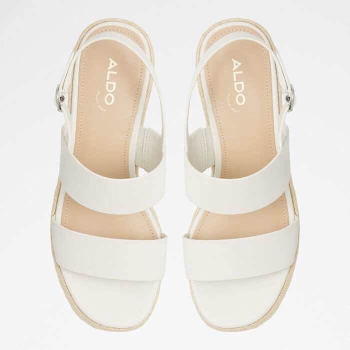 Sandalias de cuña en blanco - KEONI