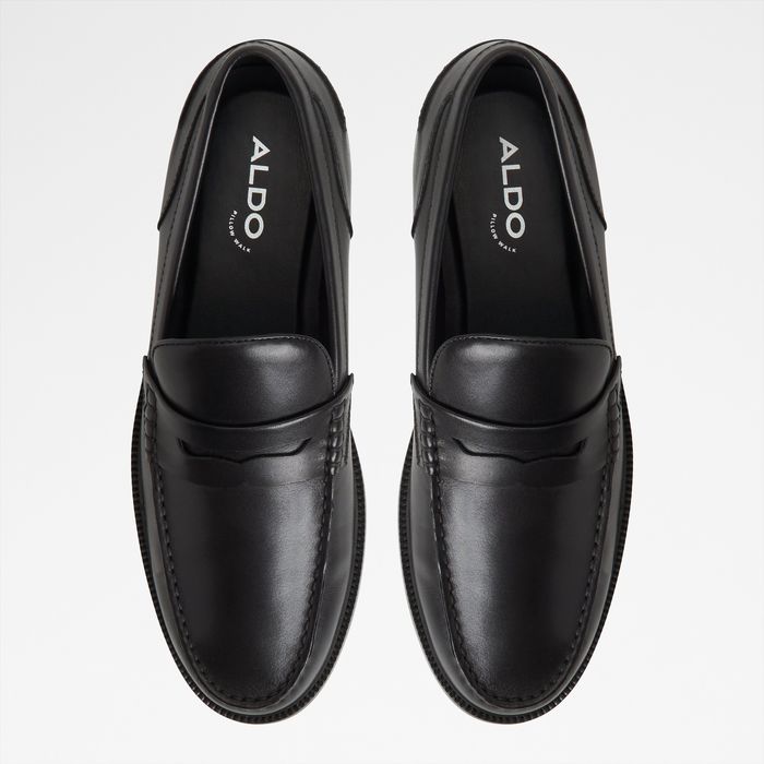 Mocasines en piel negro - KIERAN