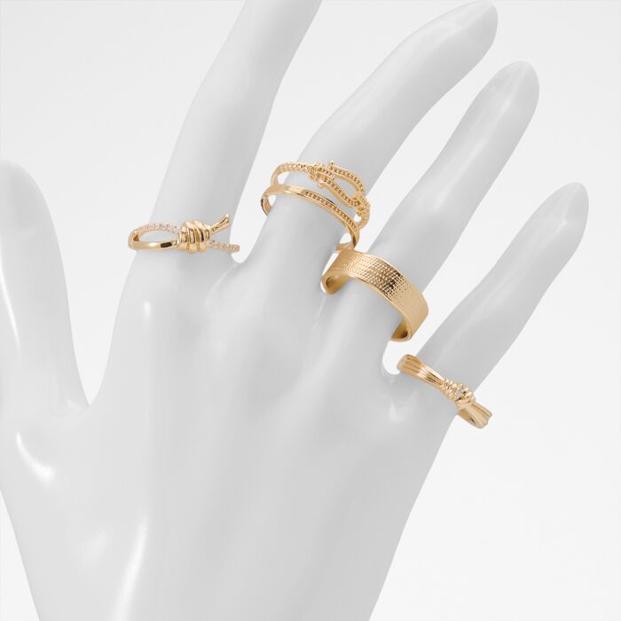 Anéis em dourado - KNOTTA