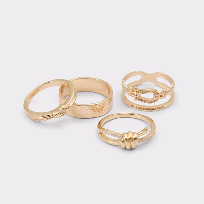 Anéis em dourado - KNOTTA