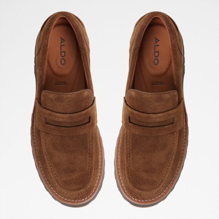 Mocasines en piel coñac - KOLE