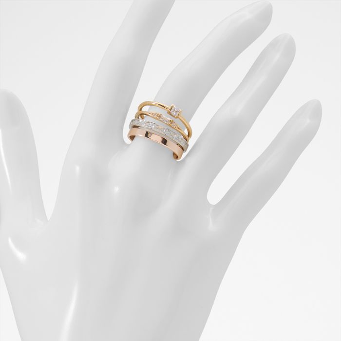 Anéis em dourado, prateado e rosa dourado - LANDANANA