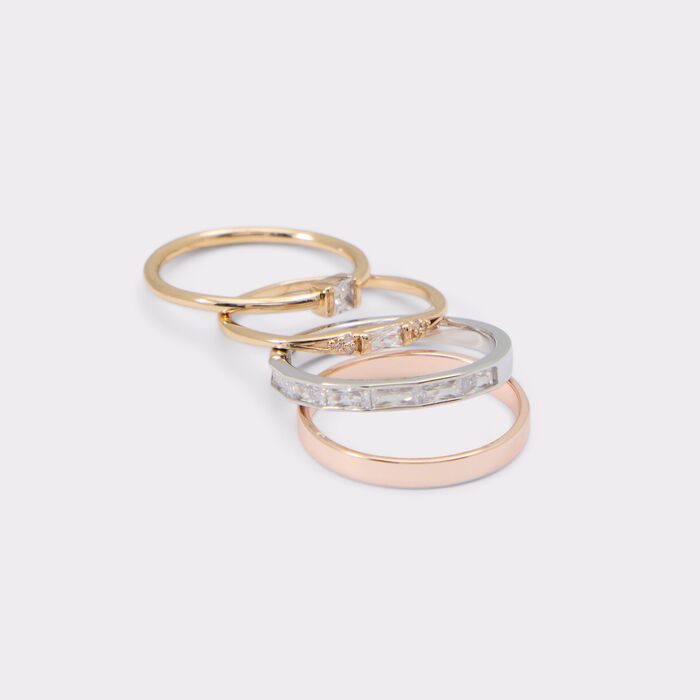 Anéis em dourado, prateado e rosa dourado - LANDANANA