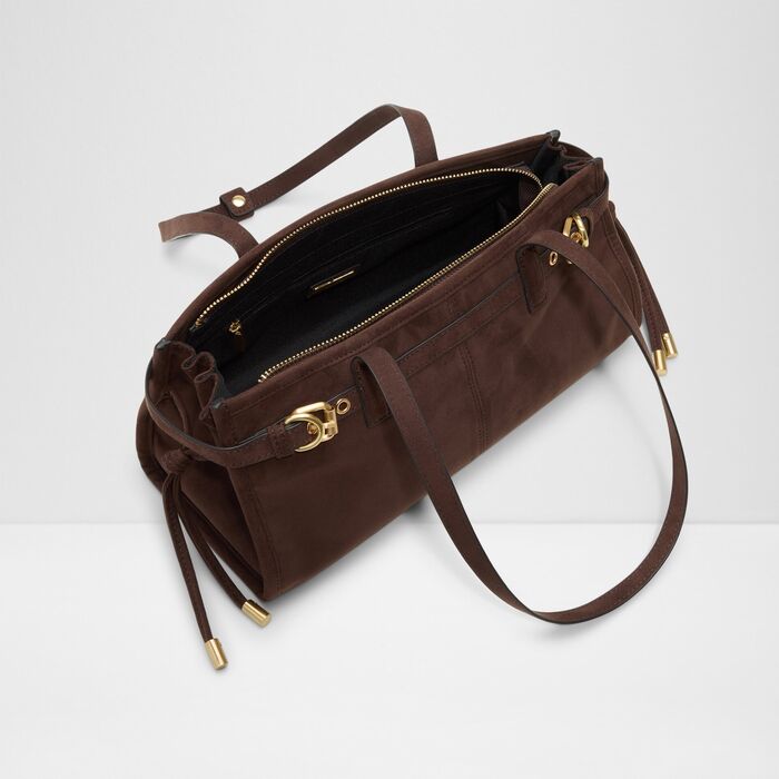 Bolso de hombro en marrón - LAZAROS