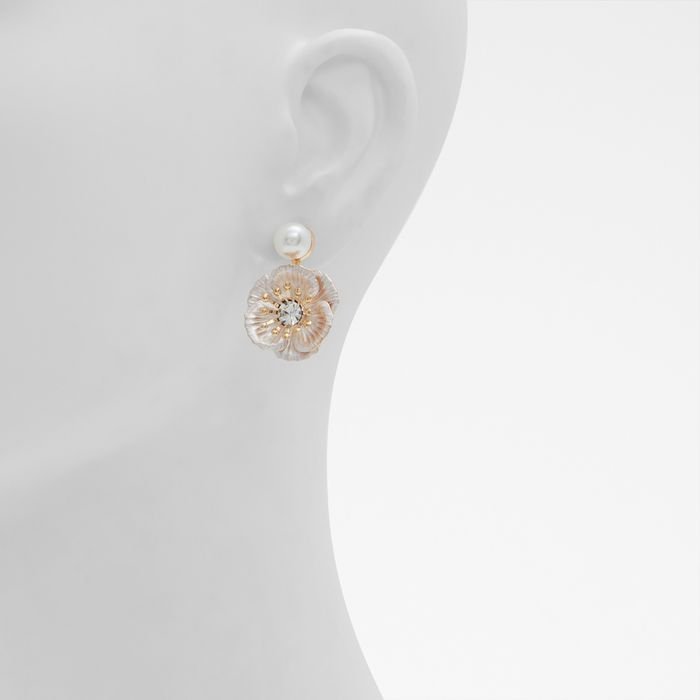 Pendientes cortos en oro - LEDOYEN