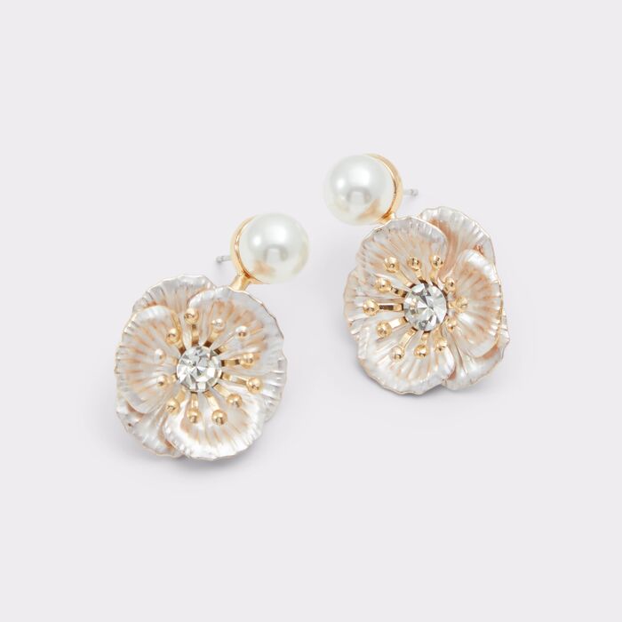 Pendientes cortos en oro - LEDOYEN