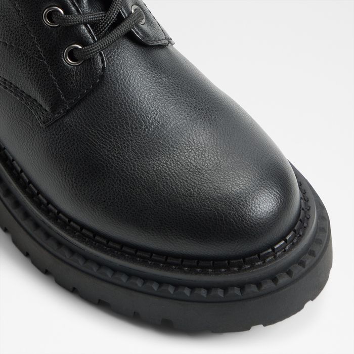 Botins em preto, salto em bloco - LEWELLINA