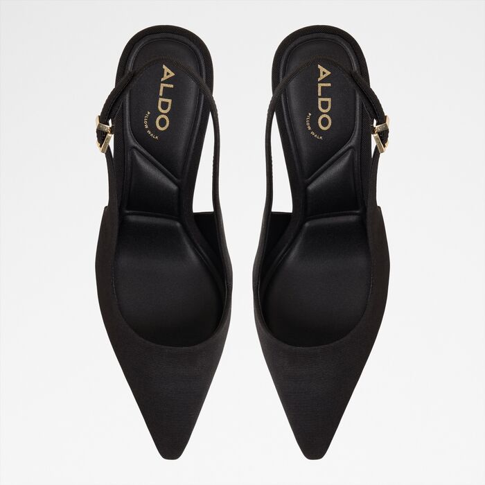 Zapatos de salón en negro, tacón de aguja - LIANNE