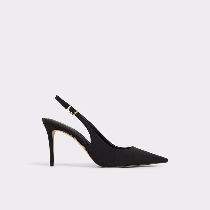 Zapatos de salón en negro, tacón de aguja - LIANNE
