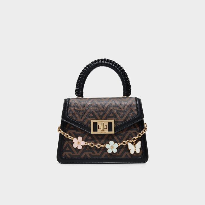 Bolso de mano en marrón - LINDSAY