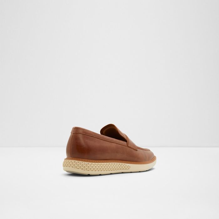 Mocassins em pele cognac - LOAFSTROLL