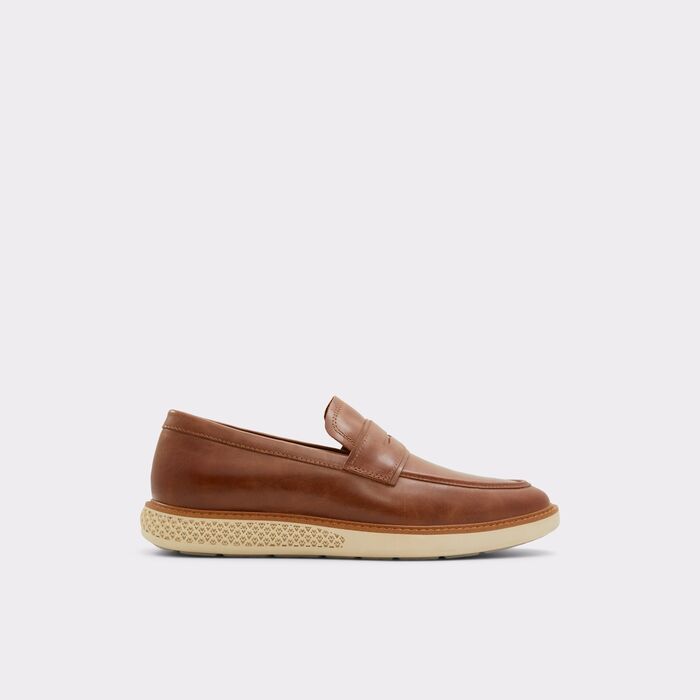 Mocassins em pele cognac - LOAFSTROLL