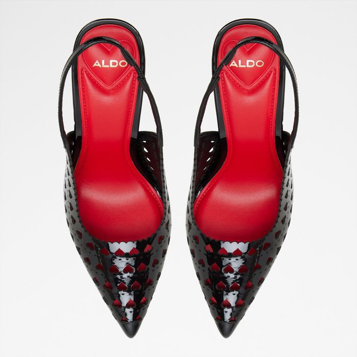 Zapatos de salón en negro, tacón de aguja - LOVESLING