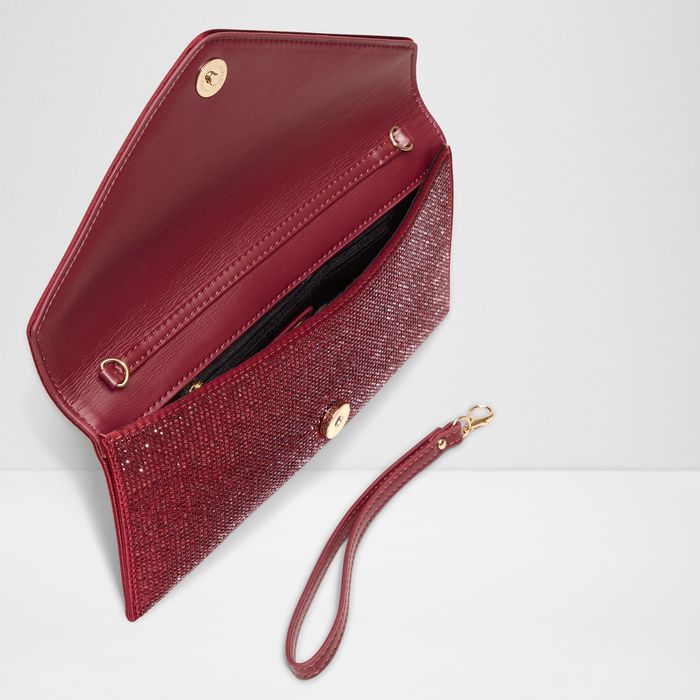 Bolso de mano en burdeos - MALLASVEBLING