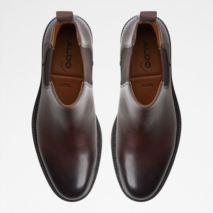 Botas em pele castanho - MALMO