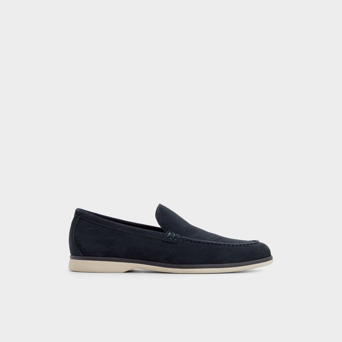 Mocassins em pele azul marinho - MARINER
