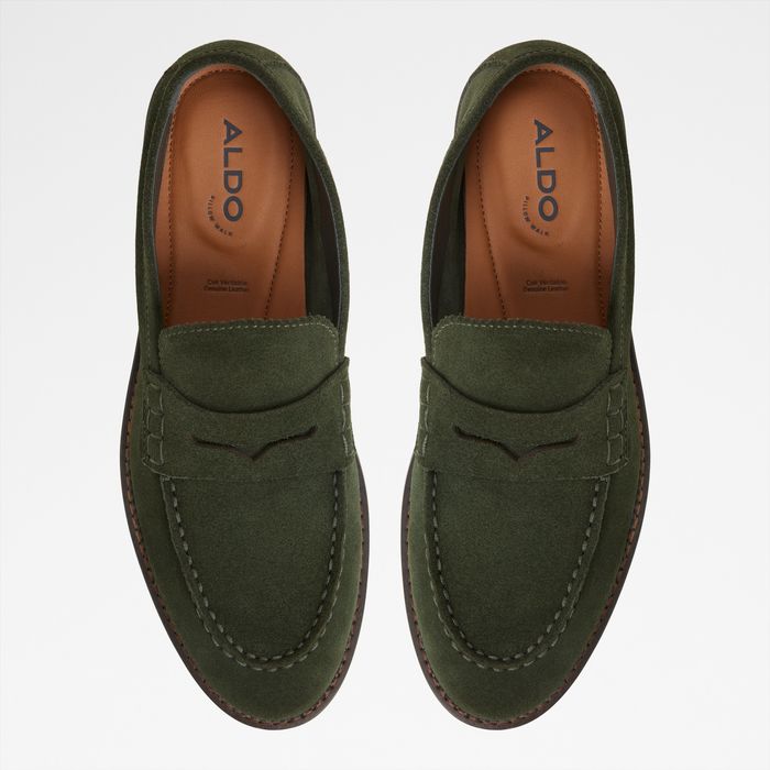Mocasines en piel verde - MELVILLE