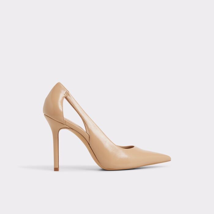 Zapatos de salón en beige, tacón de aguja - MESARTHIM