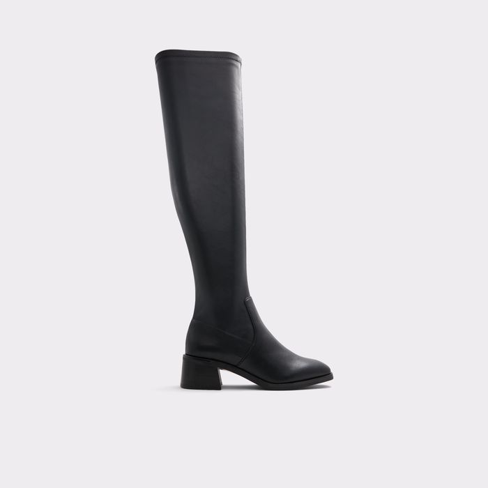 Botas em preto, salto em bloco - MIRALEMAS