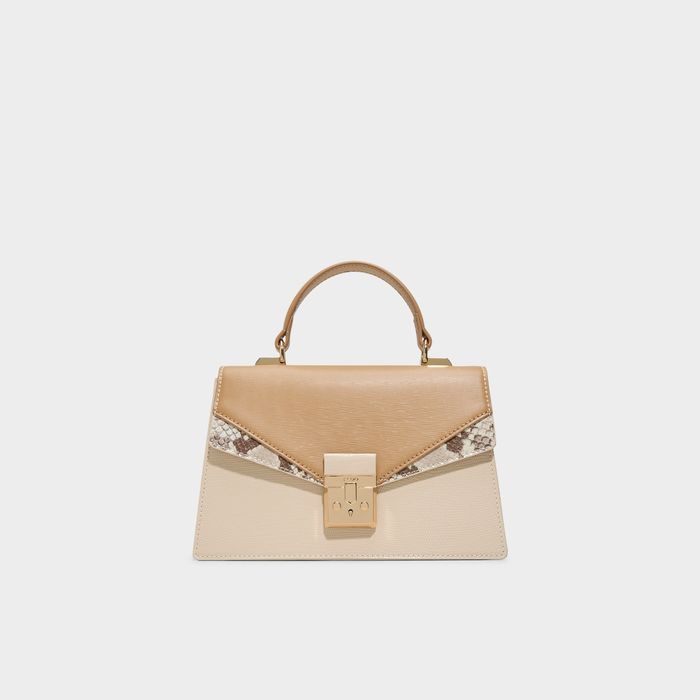 Bolso de mano en beige - MIRESSA