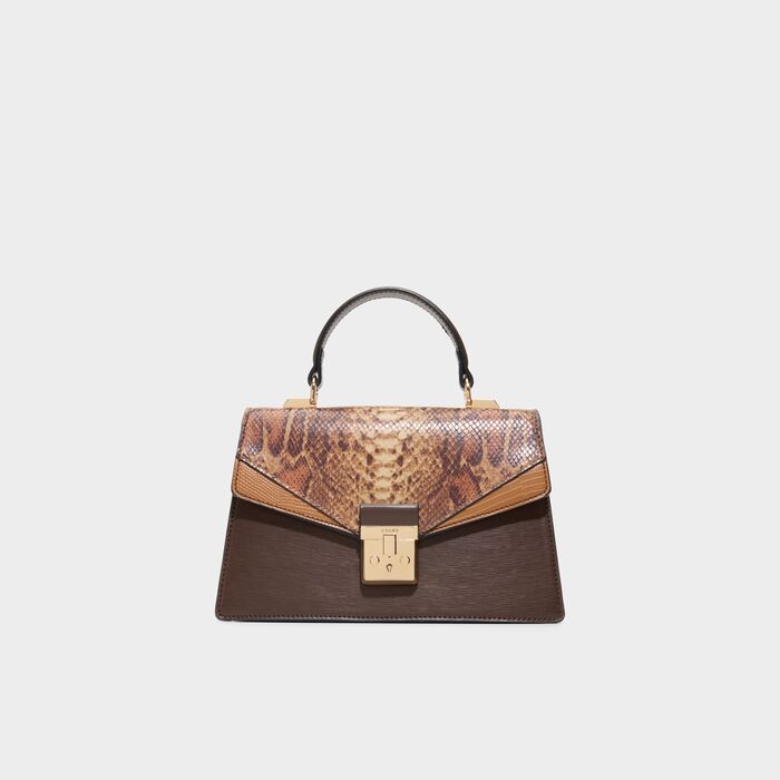 Bolso de mano en marrón - MIRESSA