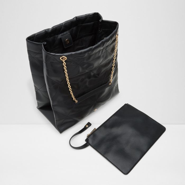 Bolso de hombro en negro - MORGANE