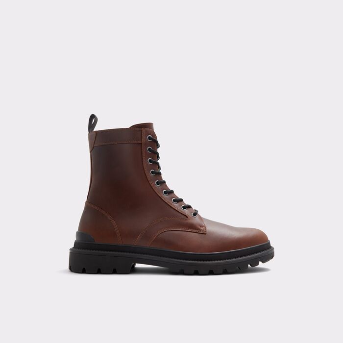 Botas em pele cognac - MUULER