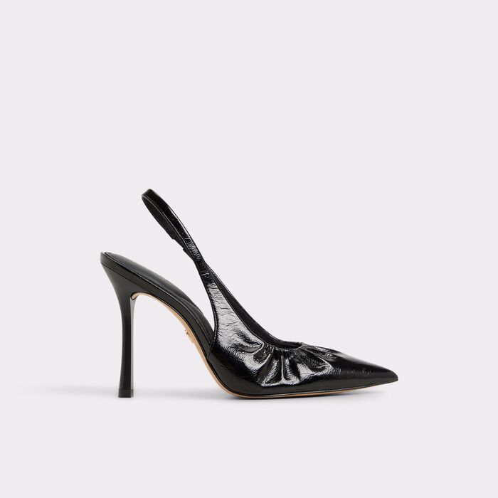 Zapatos de salón en negro, tacón de aguja - MYSTIE
