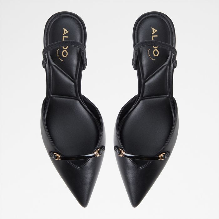 Sapatos em preto, salto em funil - NAILAH