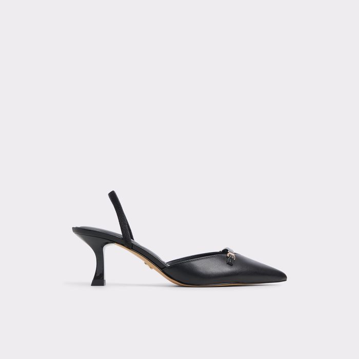Sapatos em preto, salto em funil - NAILAH