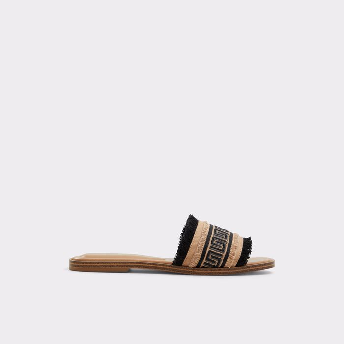 Sandalias planas en negro - NALANI