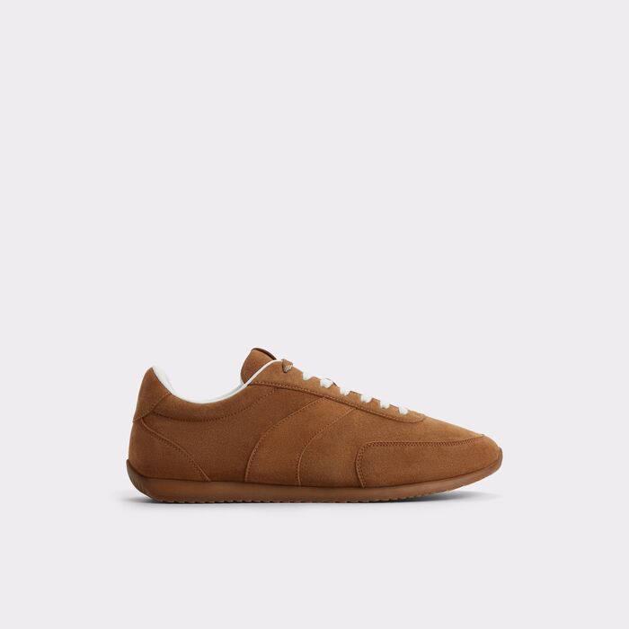 Zapatillas en piel coñac - NATHANIEL