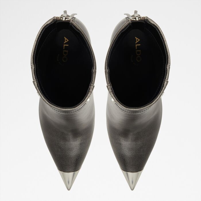 Botines en gris, tacón de aguja - NILITA