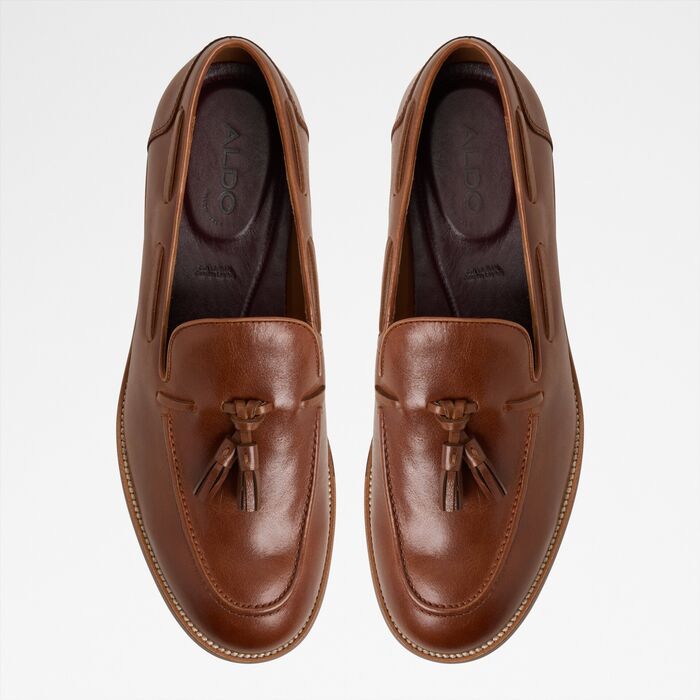 Mocasines en piel coñac - NUNEZ