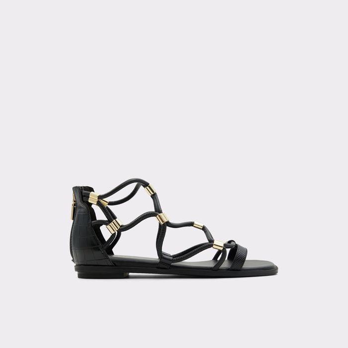 Sandalias planas en negro - OCCERAN