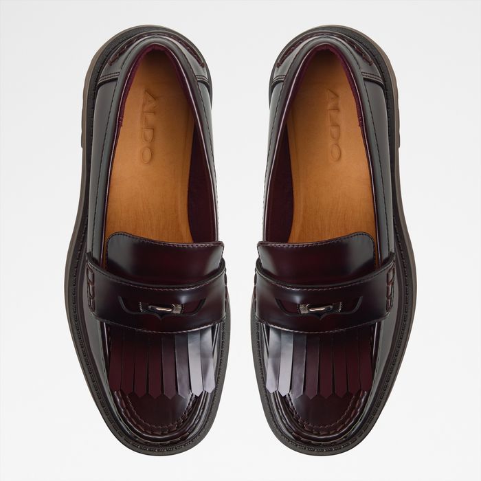 Mocassins rasos em bordô - ONEAMAR