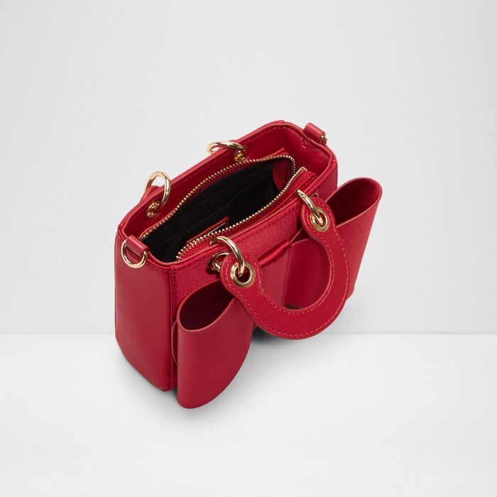 Bolso de mano en burdeos - OPULENCE