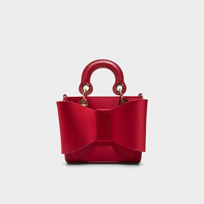 Bolso de mano en burdeos - OPULENCE