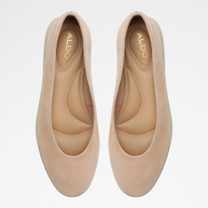 Bailarinas planas en piel beige - PARIE-IN