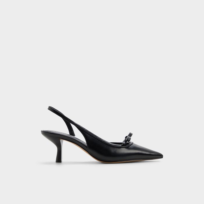 Sapatos em preto, salto em funil - PHILIPA